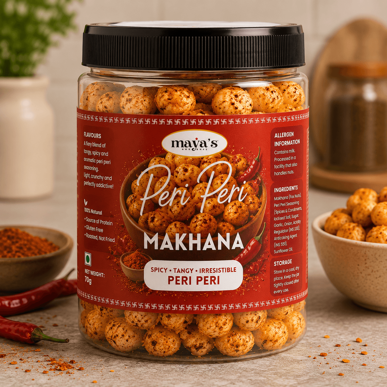 Peri Peri Makhana